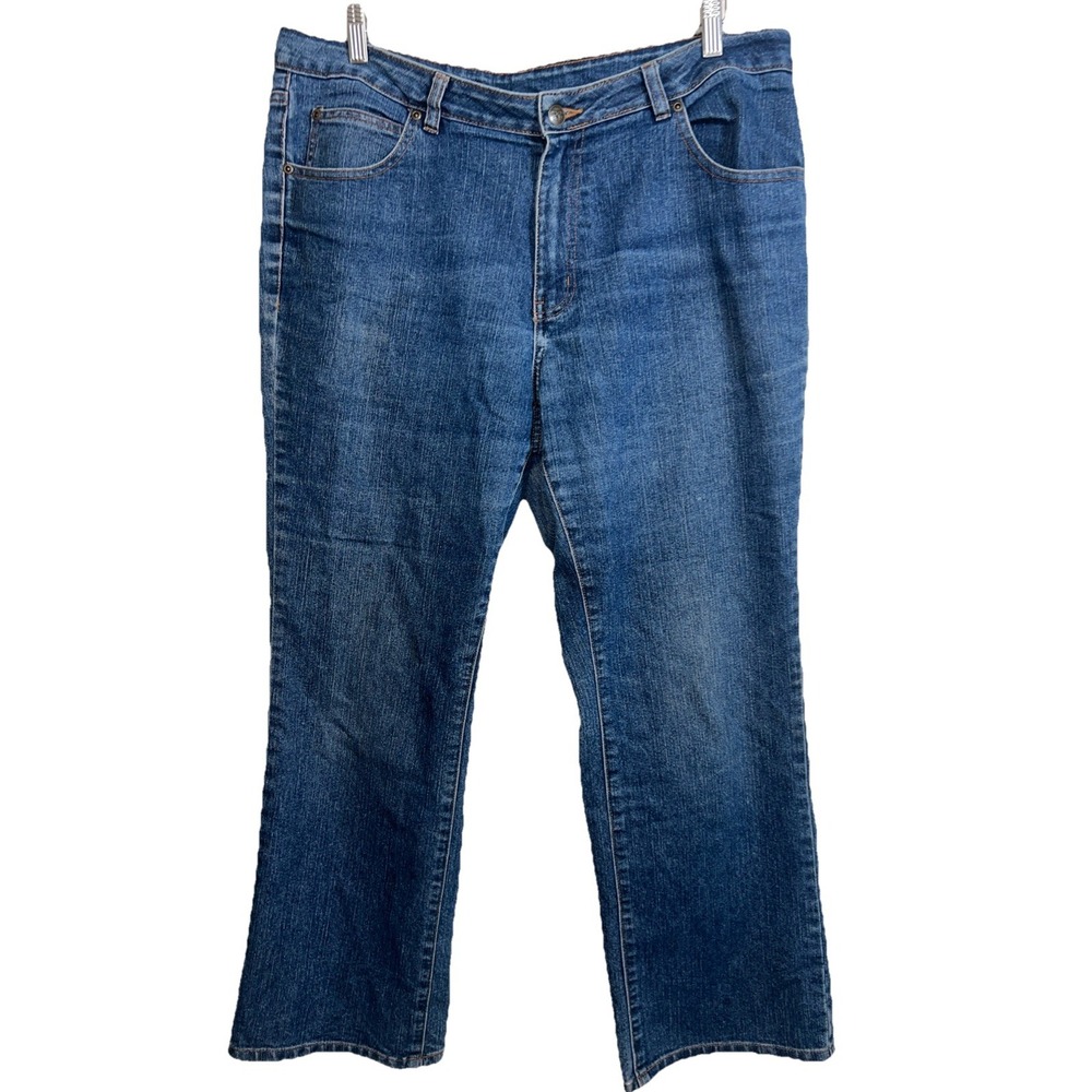 Bobbie Brooks Jeans Womens 16 Blue Denim Flare Mid Rise Retro